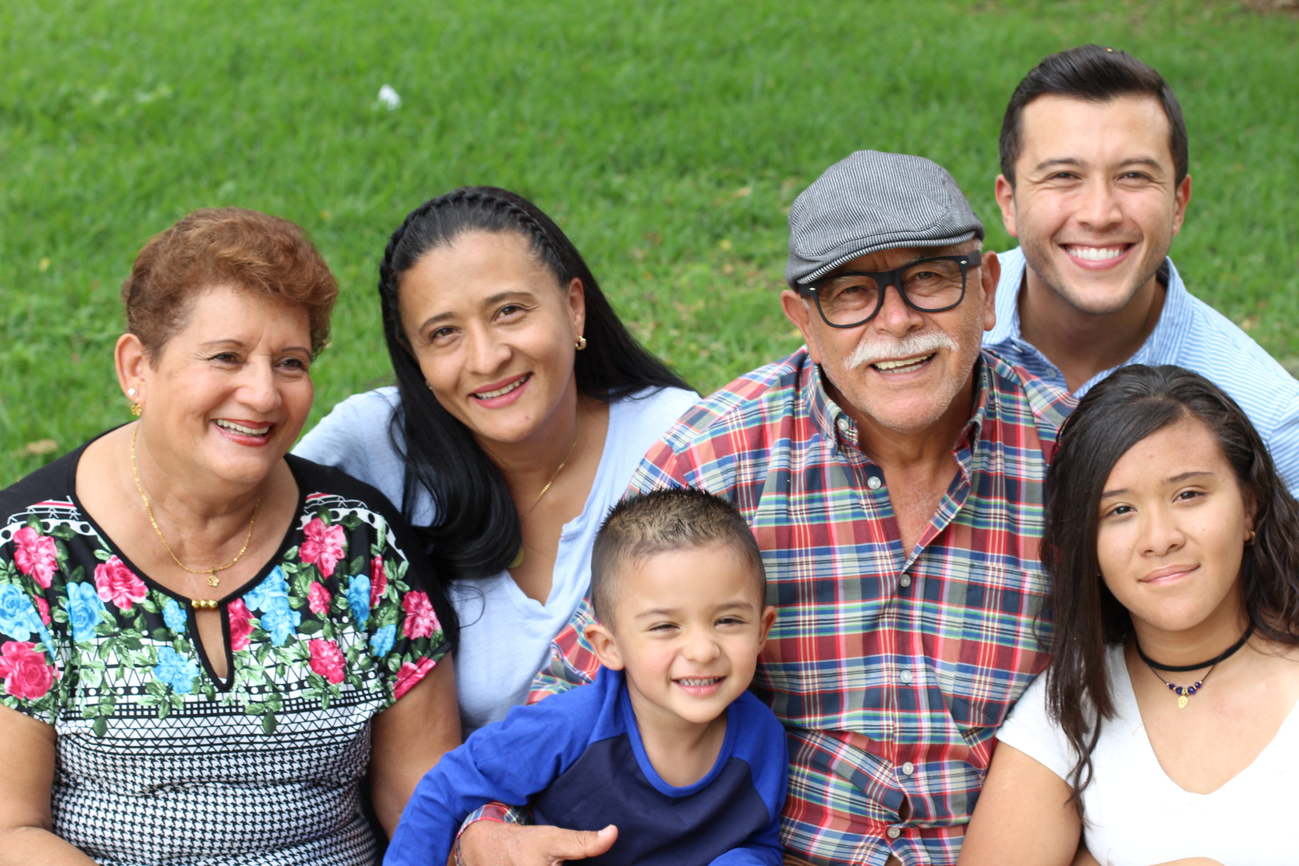Hispanic family with good values